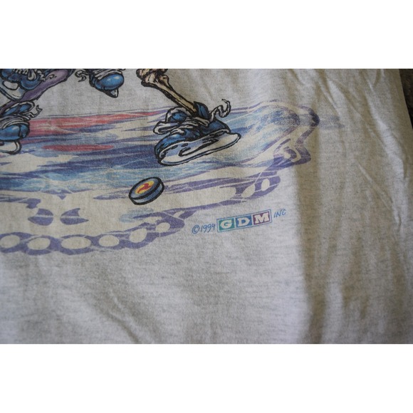 Vintage Grateful Dead Shirt Mens XL Steal Your Faceoff Hockey Bear GDM USA 90s - Picture 7 of 8
